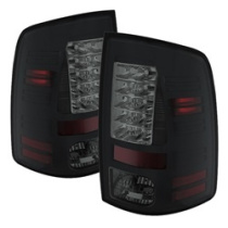 Ram 1500-3500 09-14 LED Bakljus - (För Modeller utan LED-belysning) - Svarta Röktonade Spyder Auto